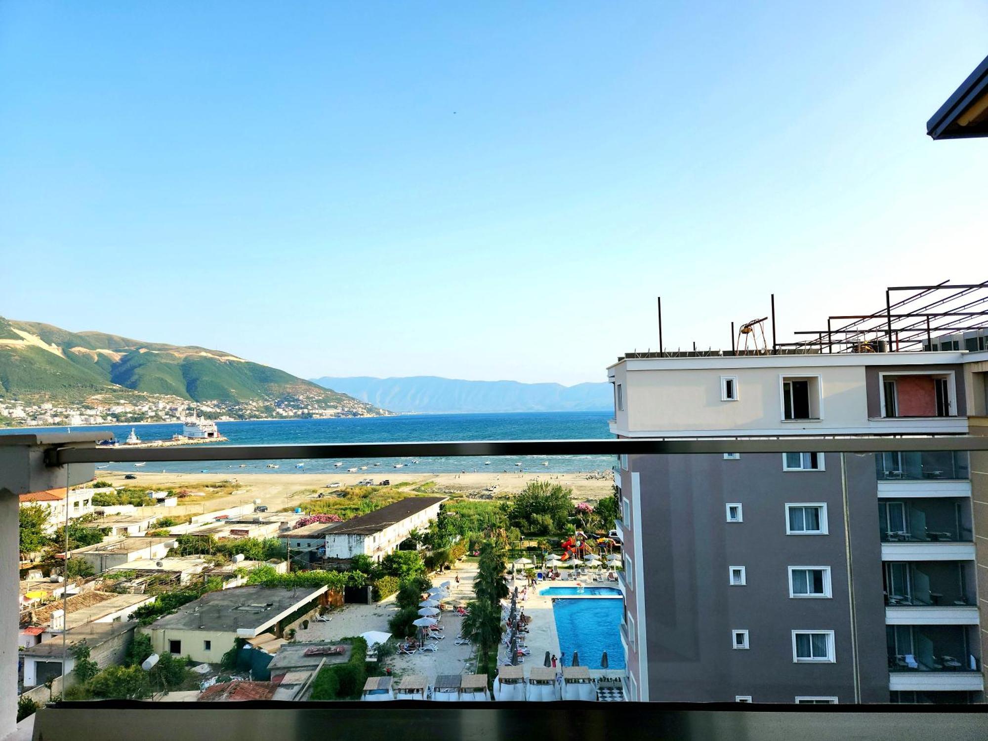 Apartamento Panorama View Apt, 150M To Beach, 750M Lungo Mare Vlorë Exterior foto